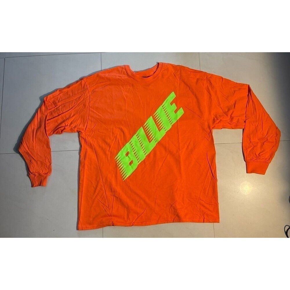 Billie Eilish Orange Long Sleeve Size XXL